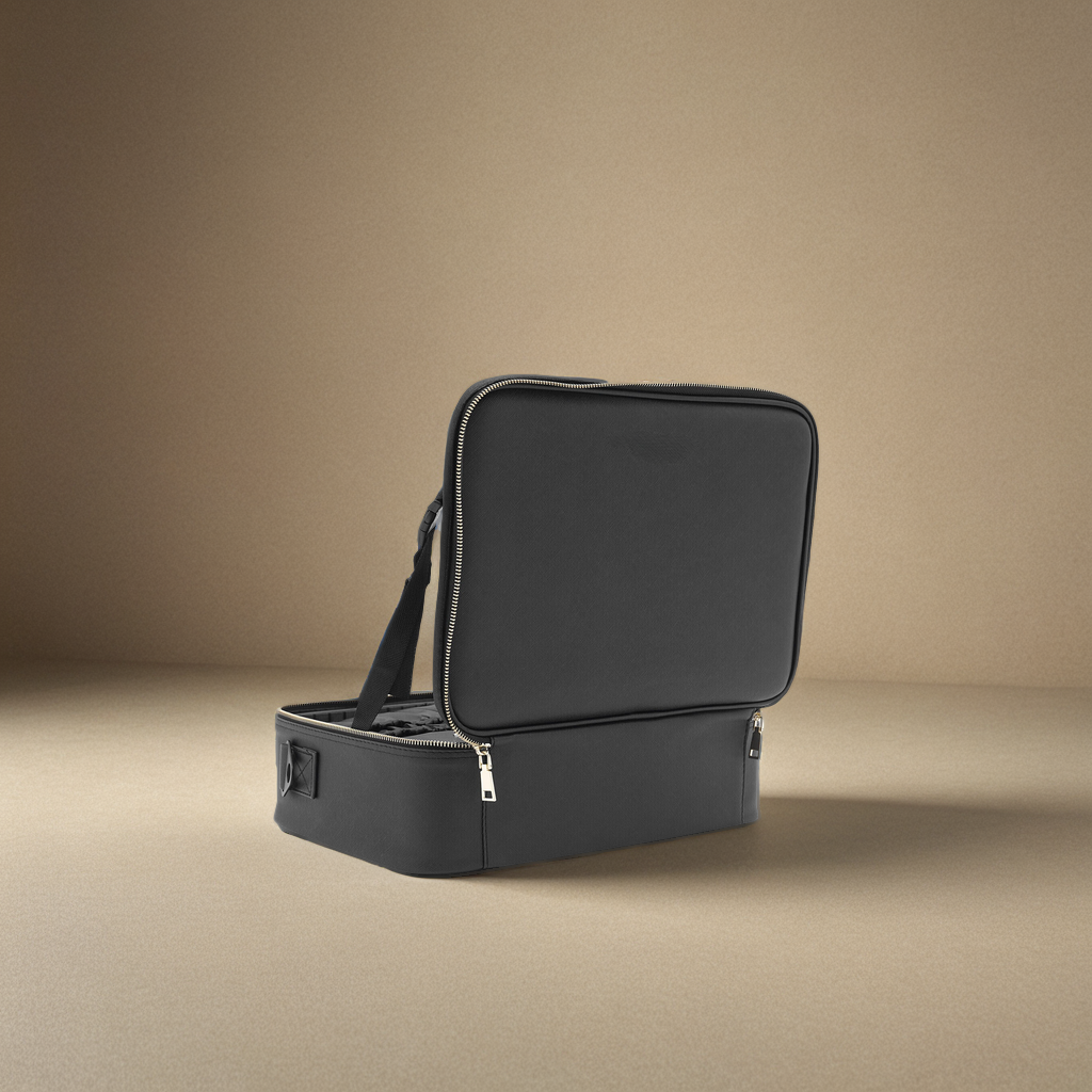 Makeup Bag with LED Mirror